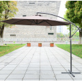 9' сталь 8ribs патио висит консольный зонтик, открытый внутренний дворик с садом зонтик, консольный зонт с рукояткой